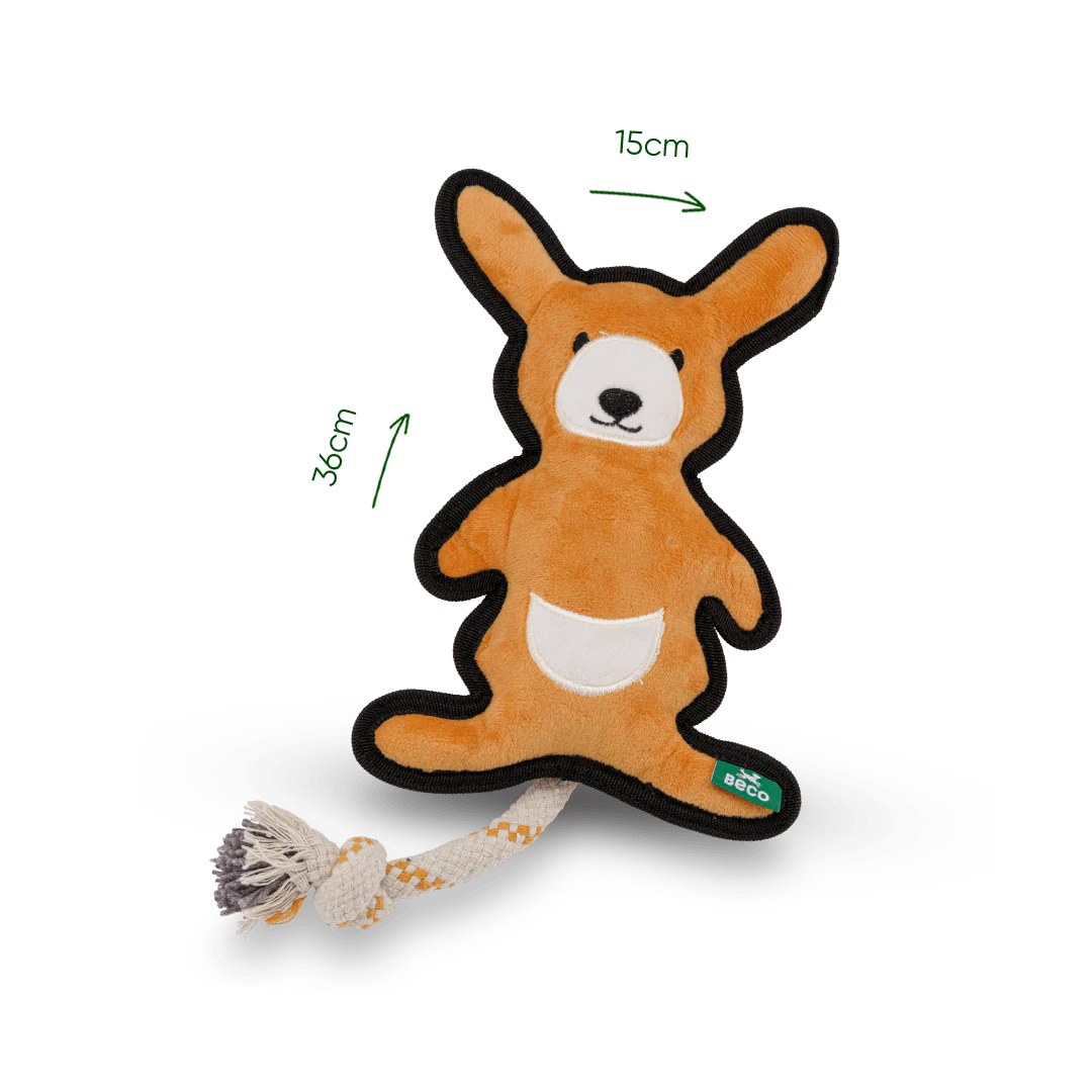 Plush Kangaroo Dog Toy - Image 3